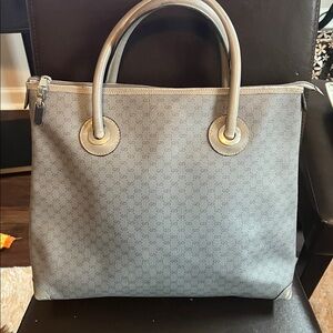 Authentic Gucci Charcoal Monogram Tote